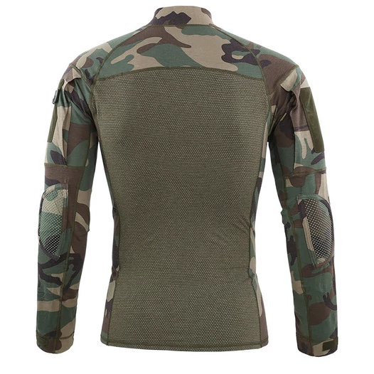 Рубашка тактическая Kamukamu камуфляж Woodland / Combat Shirt Woodland