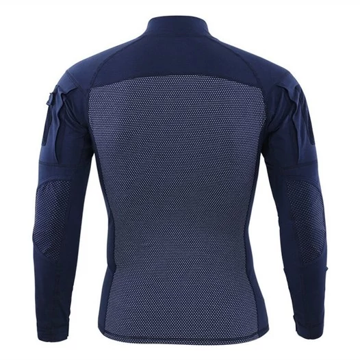 Рубашка тактическая Kamukamu цвет синяя / Combat Shirt dark blue