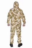 Костюм охотничий летний с брюками на подтяжках камуфляж Пустыня DPM desert