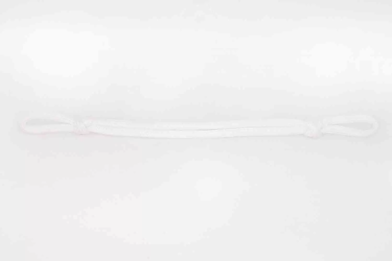 Шнур филигранный синтетическое волокно, 30 см цвет белый