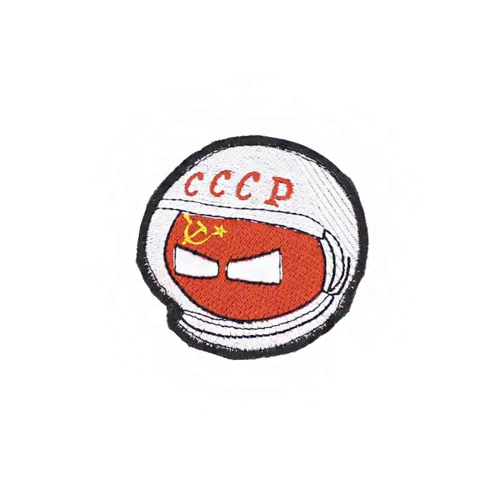 Шеврон вышитый на липучке СССР космонавт