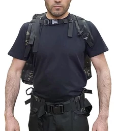 Большой тактический рюкзак Объем 100 л 69х60х20 см цвет камуфляж Black Multicam