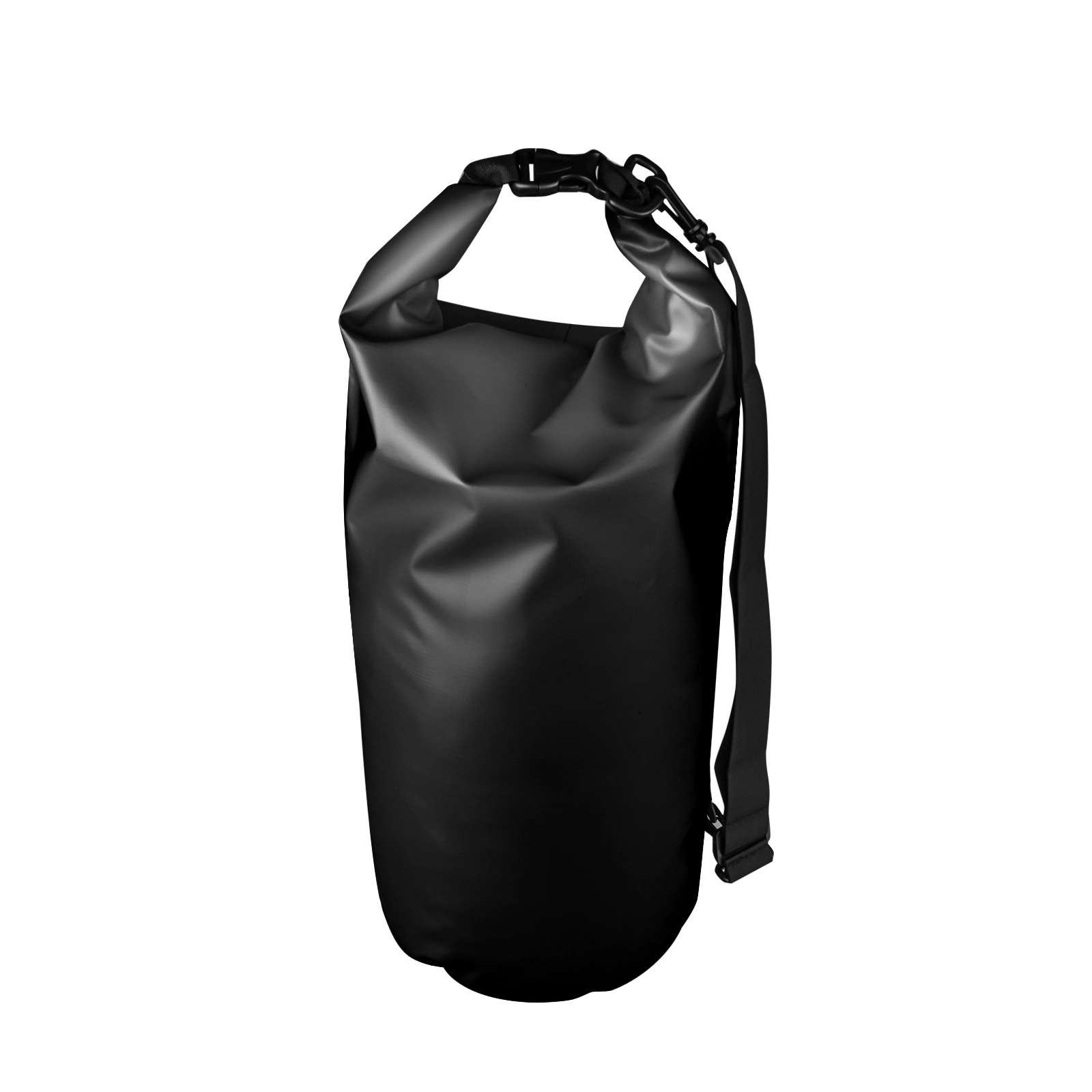 Герметичный водоотталкивающий мешок 10 литров 47х31 см цвет черный