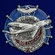 Знак ГВФ ТУ-104 "За налет 500 тыс. км" (серебро)