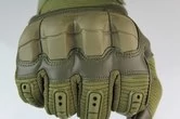 Перчатки тактические с мягкой вставкой для защиты костяшек А16 цвет олива светлая