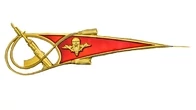Околыш на берет ВДВ с автоматом №3055