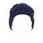 Комплект зимний на меху шапка + шарф цвет синий