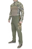 Костюм Shark Skin Softshell Софтшелл 4 кармана цвет олива / камуфляж MTP