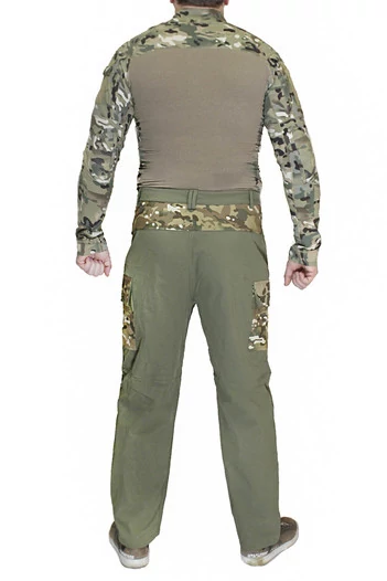 Костюм Shark Skin Softshell Софтшелл 4 кармана цвет олива / камуфляж MTP