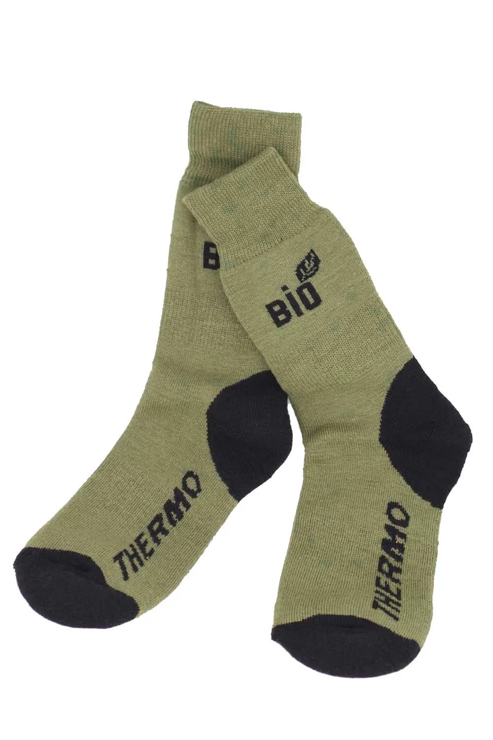 Носки BioThermo цвет олива/черный