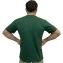 Зеленая футболка с пограничным принтом №403