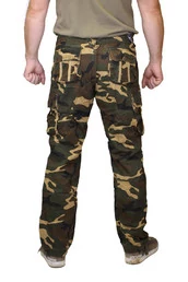 Брюки летние 100% хлопок Military Outdoor Cargo цвет A-camo
