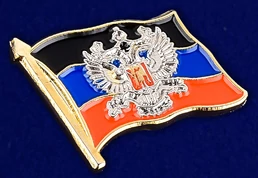 Значок ДНР с гербом