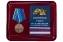 Медаль "За строительство Крымского моста" в футляре с отделением под удостоверение