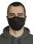 Многоразовая защитная черная маска тк. полиэстер