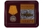 Медаль "Похвальная Кижуч" в футляре с отделением под удостоверение