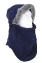 Балаклава флисовая с меховой подкладкой на макушке цвет синий