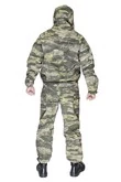 Маскхалат ткань сорочка 65 полиэстер 35 хлопок камуфляж Tiger stripe grey