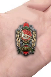 Знак "Пограничник Краснознаменного отряда" №2657