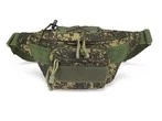 Сумка поясная CH-066 тактическая с MOLLE камуфляж цифра зеленая