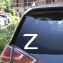 Наклейка на авто "Z"  – поддержим наших! 15x15 см
