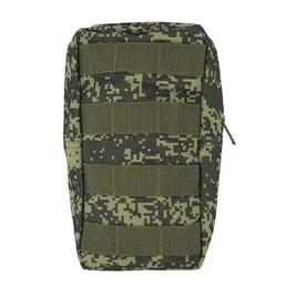 Подсумок - карман MOLLE 600D для аптечки 19х10х3 см цвет камуфляж Цифра зеленая