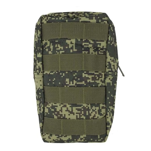 Подсумок - карман MOLLE 600D для аптечки 19х10х3 см цвет камуфляж Цифра зеленая