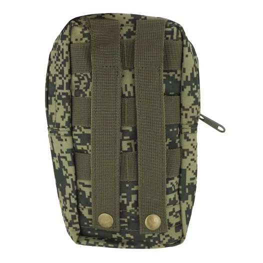 Подсумок - карман MOLLE 600D для аптечки 19х10х3 см цвет камуфляж Цифра зеленая