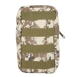Подсумок - карман MOLLE 600D для аптечки 19х10х3 см цвет камуфляж Digital desert