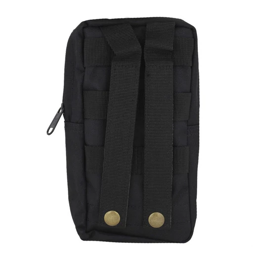 Подсумок - карман MOLLE 600D для аптечки 19х10х3 см цвет Черный (black)