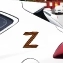 Автомобильная наклейка в виде знака "Z"  - поддержим наших! (15x15 см)
