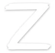 Наклейка на авто «Z» поддержим наших! 20x20 см