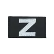 Шеврон Z прямоугольник 7х5см цвет черный