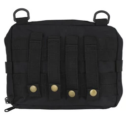 Подсумок MOLLE армейский для доп. снаряжения 24*19см цвет черный