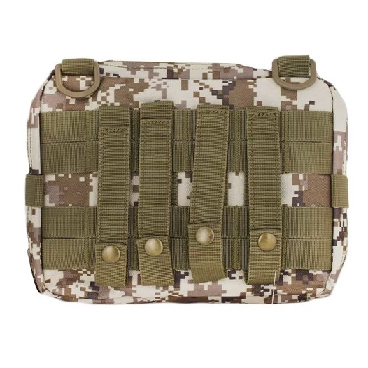 Подсумок MOLLE армейский для доп. снаряжения 24*19см камуфляж digital desert
