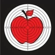 Мишень "Яблоко" 14х14 см