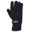 Зимние перчатки вязаные с утеплителем Thinsulate цвет черный