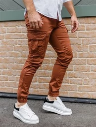 Брюки Helios brown_red