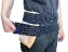 Тазобедренный бандаж-протектор цвет песочный с черными резинками