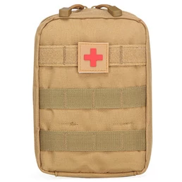 Подсумок под аптечку MOLLE 20х15х8см цвет Койот