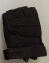 Перчатки тактические 2 застежки мягкие открытые цвет черный (black)