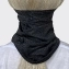 Платок маска шарф на шею цвет черный меланж