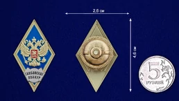 Знак об окончании Тамбовского высшего военного авиационного инженерного училища радиоэлектроники ВВАИУР