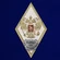 Знак об окончании Военной академии РХБЗ им. Маршала Советского Союза С.К. Тимошенко цвет белый