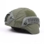Шлем защитный тактический страйкбольный с амортизирующими подушками и чехлом-на резинке цвет Олива зеленая