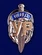 Сувенирный знак "УР МВД" 2,3х1,2 см