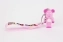 Брелок-игрушка детский BEAR PIXEL BUILDING BLOCK BABY цвет розовый