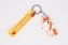 Брелок-игрушка детский Единорог белый с оранжевой гривой высота 6,5 см