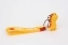Брелок-игрушка детский Динозавр цвет оранжевый высота 5 см