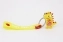 Брелок-игрушка детский Динозавр цвет желтый высота 5 см